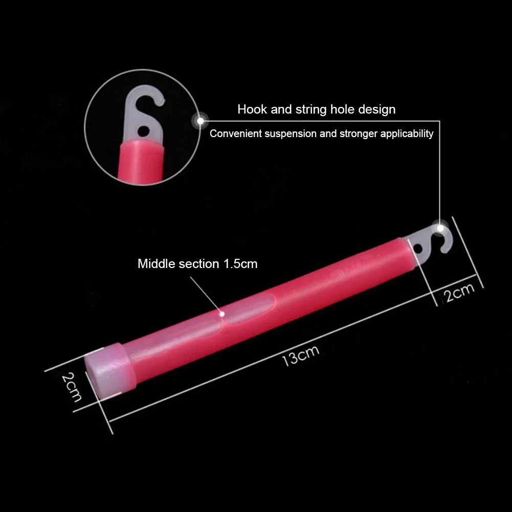 5 10pcs Survival Kit Military Glow Light Stick SOS Gear Outdoor Camping