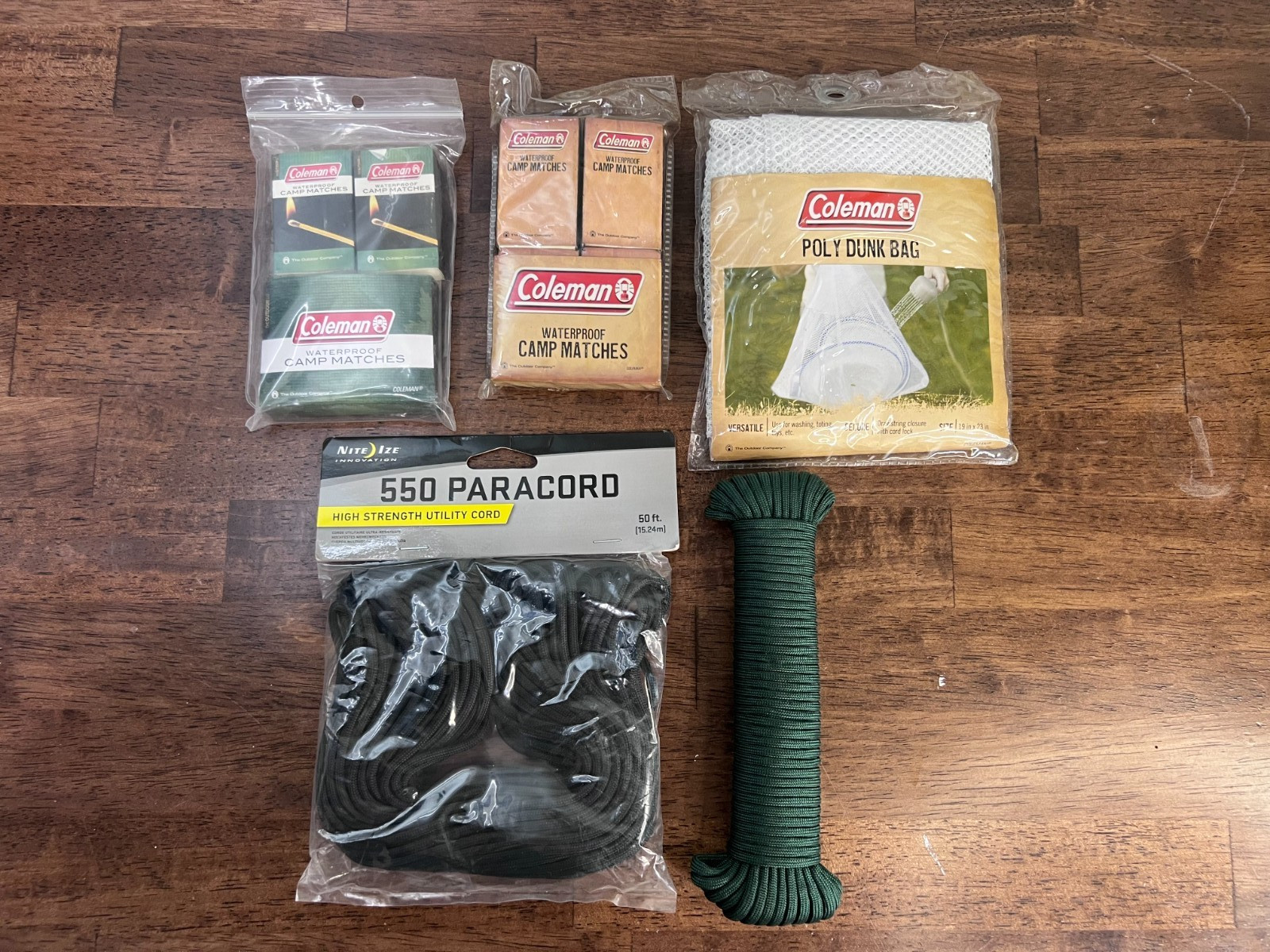 Colman Survival kit Gear Water Proof Matches Paracord