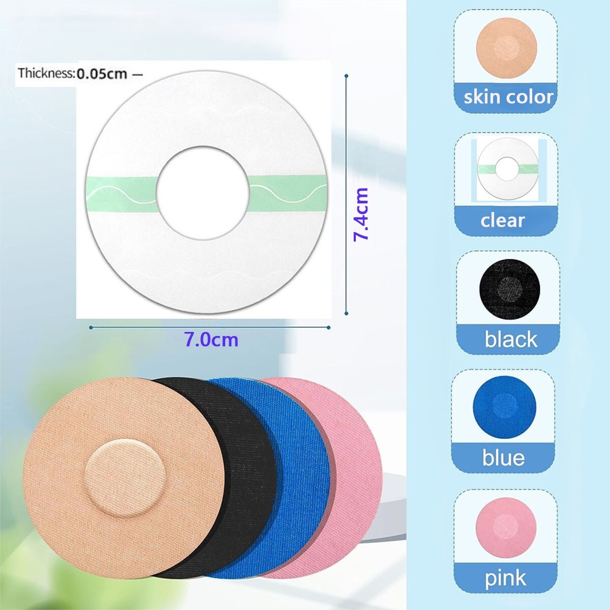 Adhesive Patches Sensor Covers Waterproof Protection Sticker For Freestyle Libre