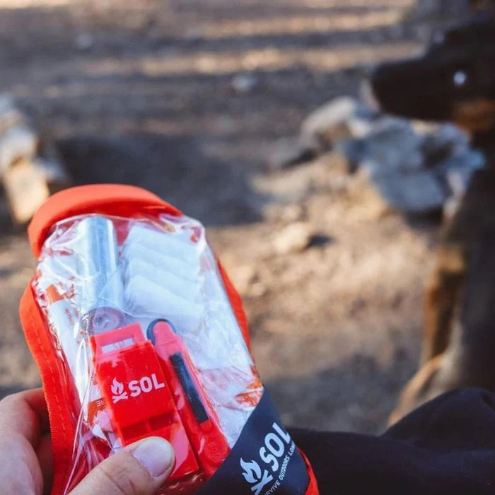 SOL Scout Survival Kit Waterproof Dry Bag Emergency Kit Outdoor Essentials
