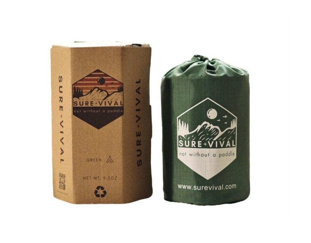 SUREVIVAL Emergency Tent- paracord & whistle -Water Proof, Wind Resistant