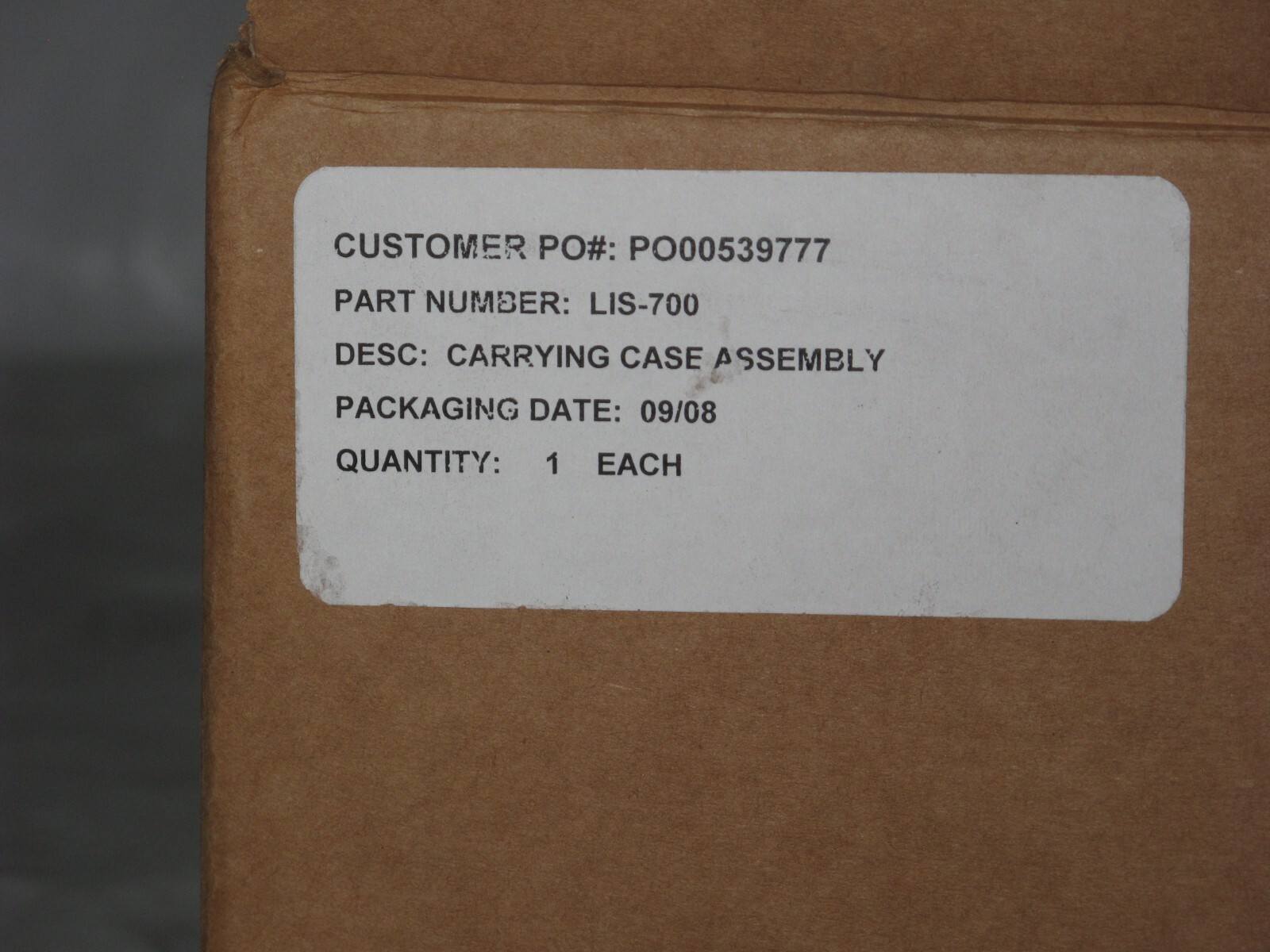 Starlight SC-061016 Hard Case 17x12x7 Gun Survival Box New Old Stock # LIS-700
