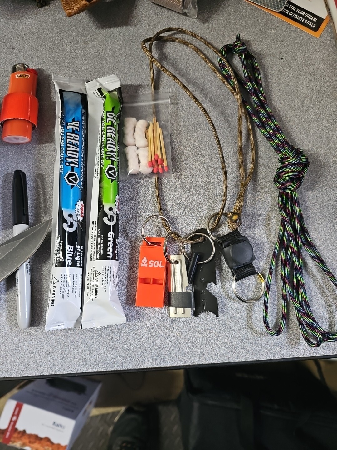 Essential survival Water Bottle – Mini Survival Kit