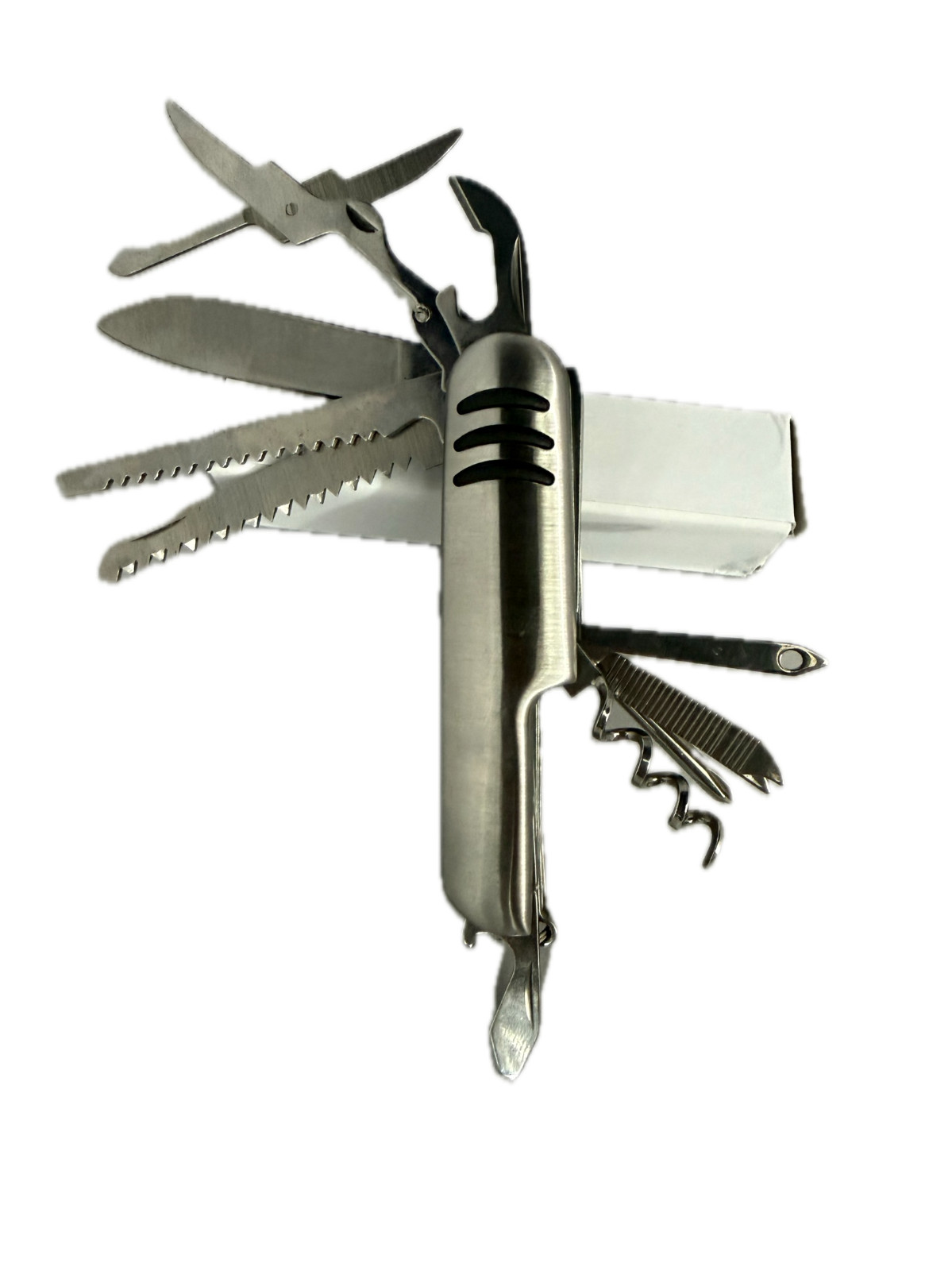 Multi Function Pocket Knife / Tool Stainless Steel with 11 features