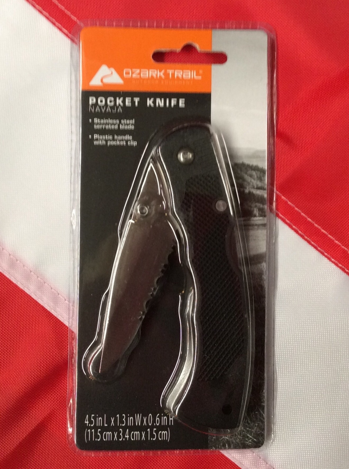 Pocket Knife survival tool emergency tactical gear GIFT backpack Ozark Trail