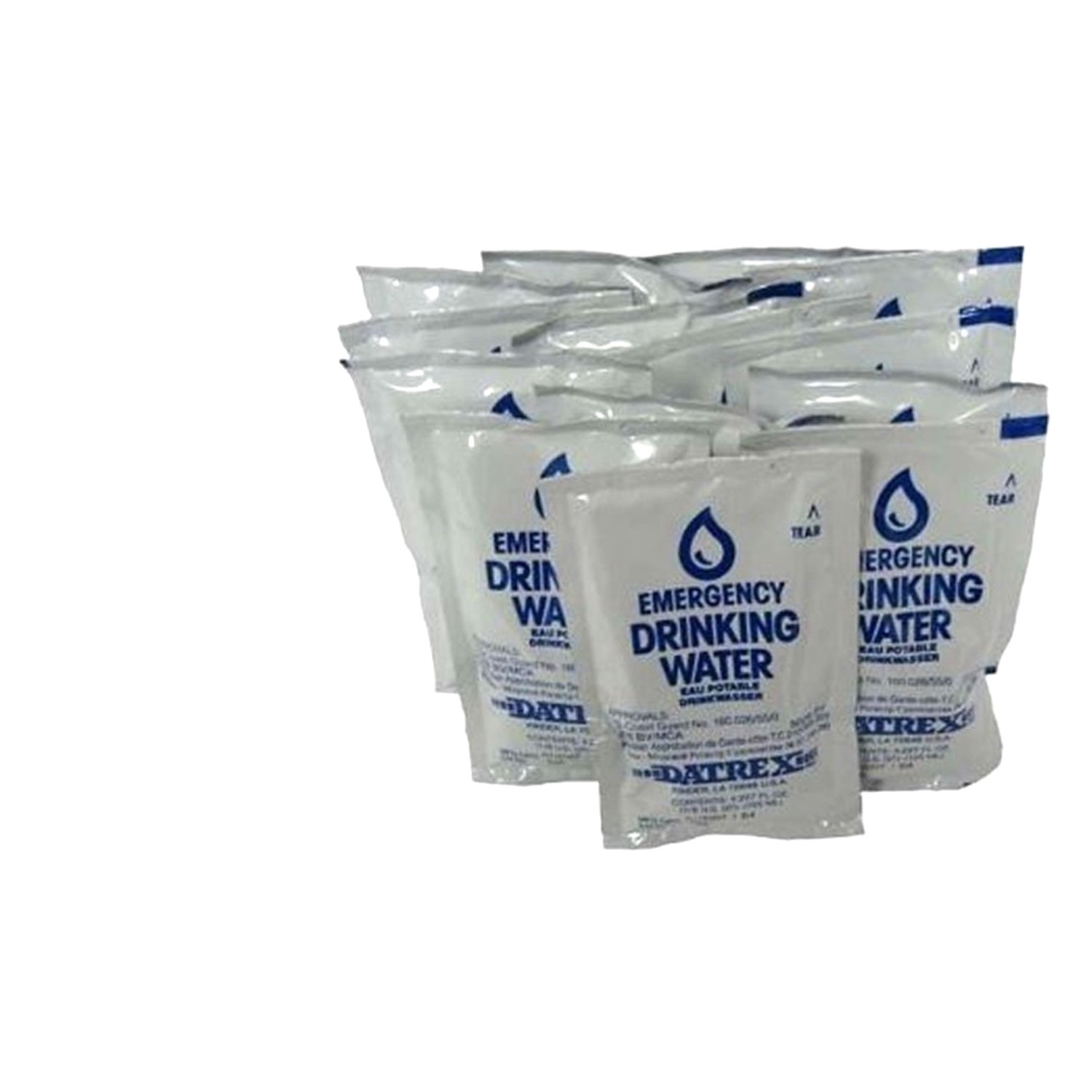 Emergency Water Packet 4.227 oz – 3 Day/72 Hour Supply 18 Packs , White