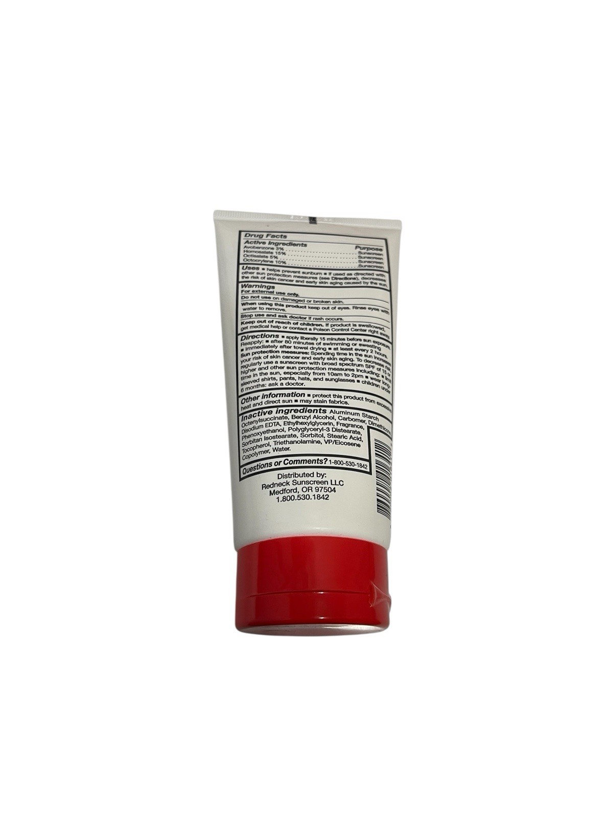 Redneck Sunscreen Sport SPF 50 Broad Spectrum Water Resistant 6 fl oz