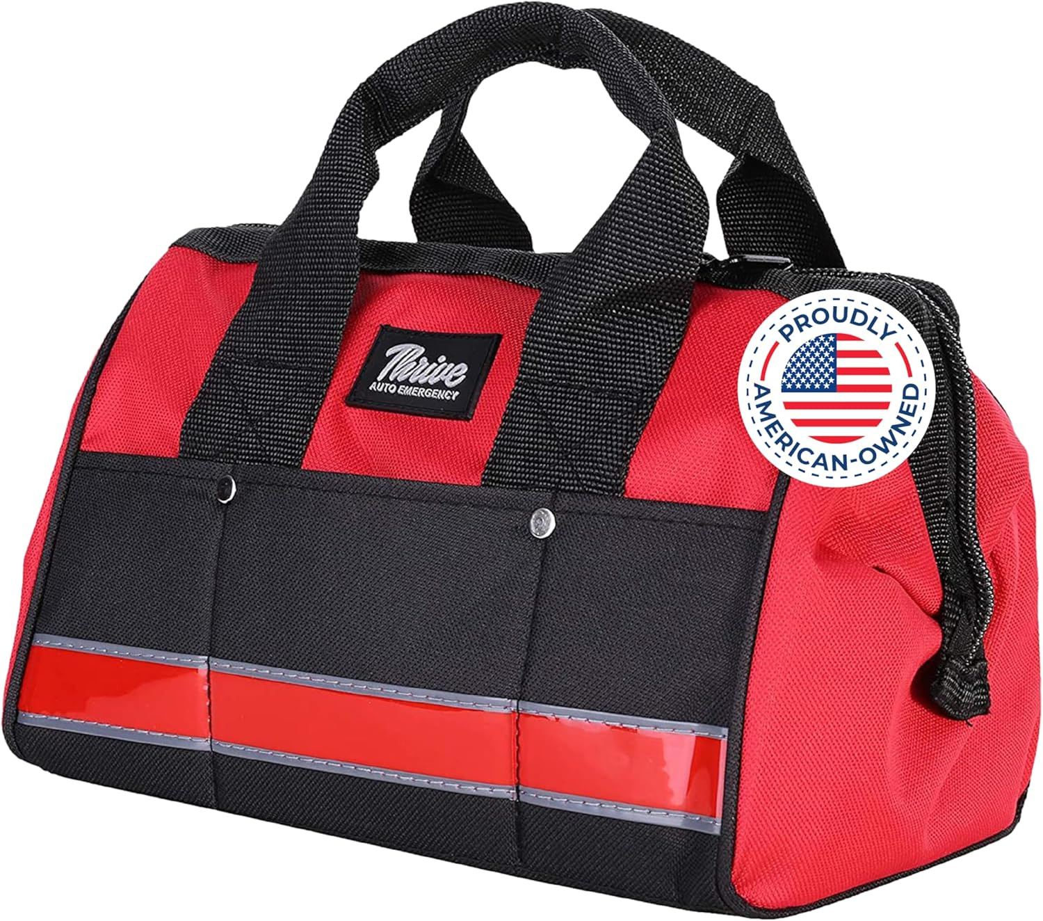 Emergency Car Kit – 104-Piece Set, Red Canvas Bag – Survival Gear & Vehicle Esse