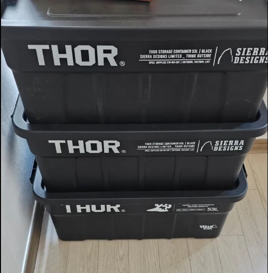 Sierra Design / SDX THOR STORAGE BOX / BLACK / 53L / Express / Genuine
