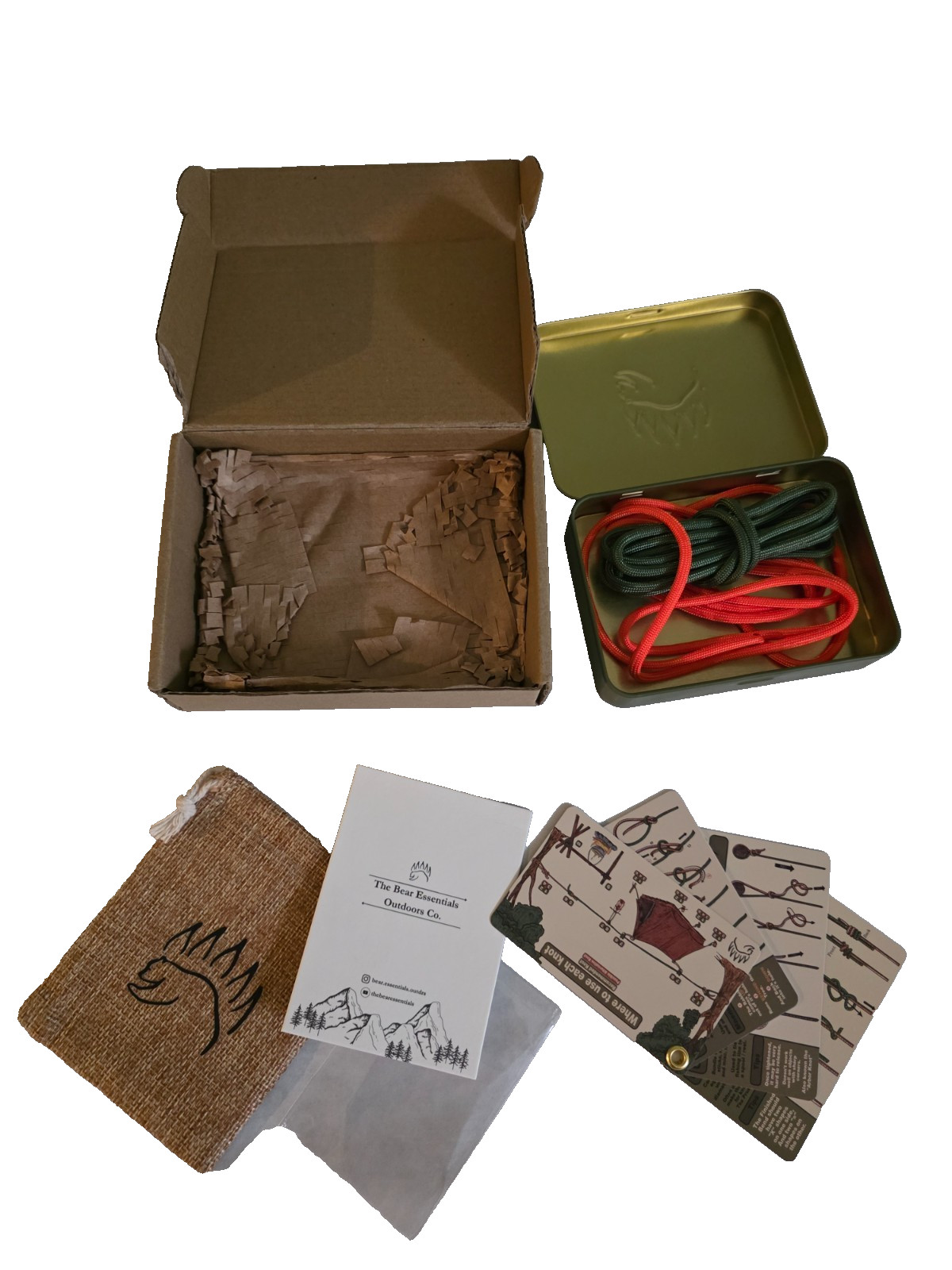 The Bear Essentials Knot Tying Kit – [Camping Knots Edition]