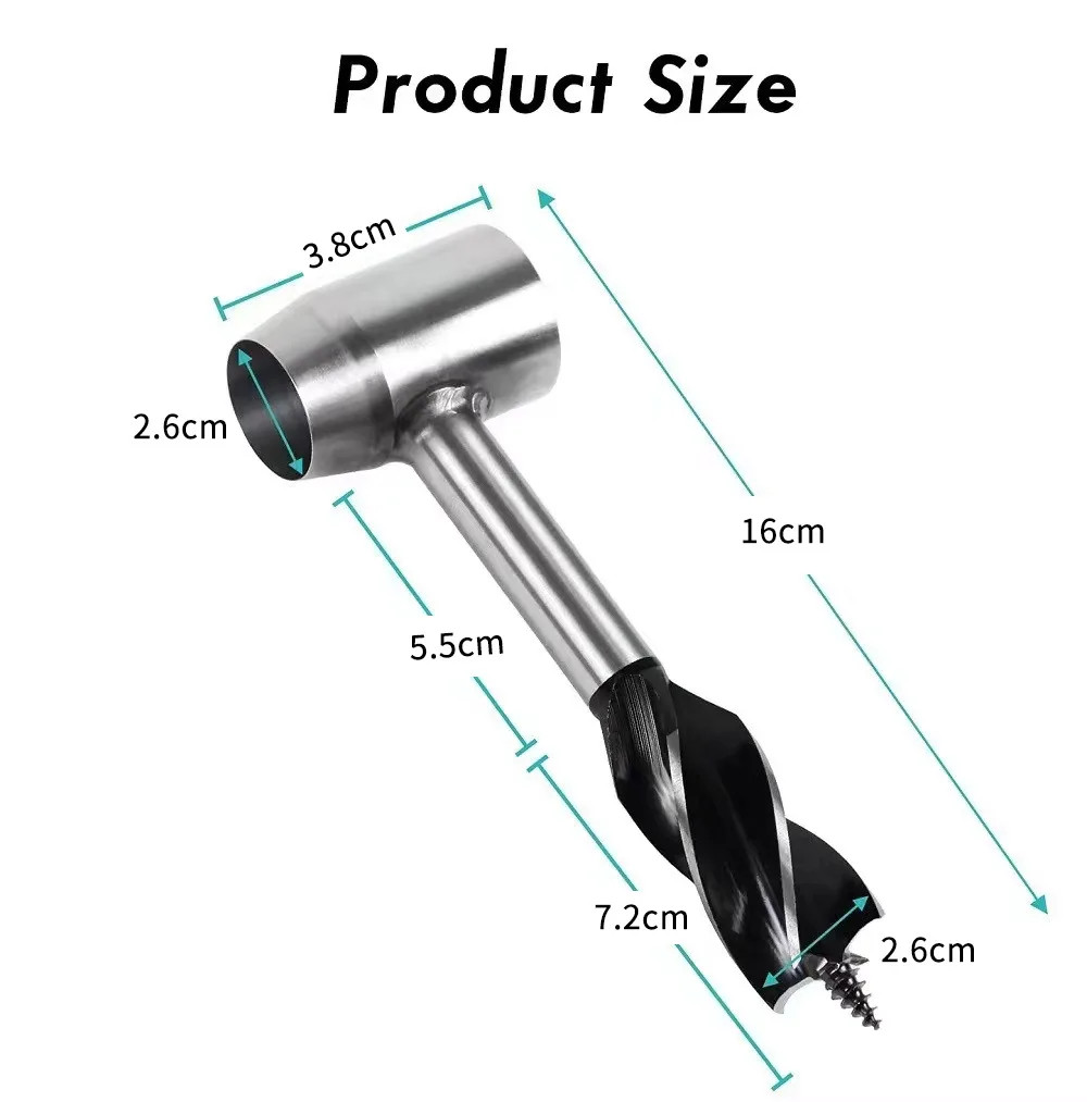 Auger Wrench Outdoor Survival Hand Drill Survival Gear Tool Sports Jungle Crafts