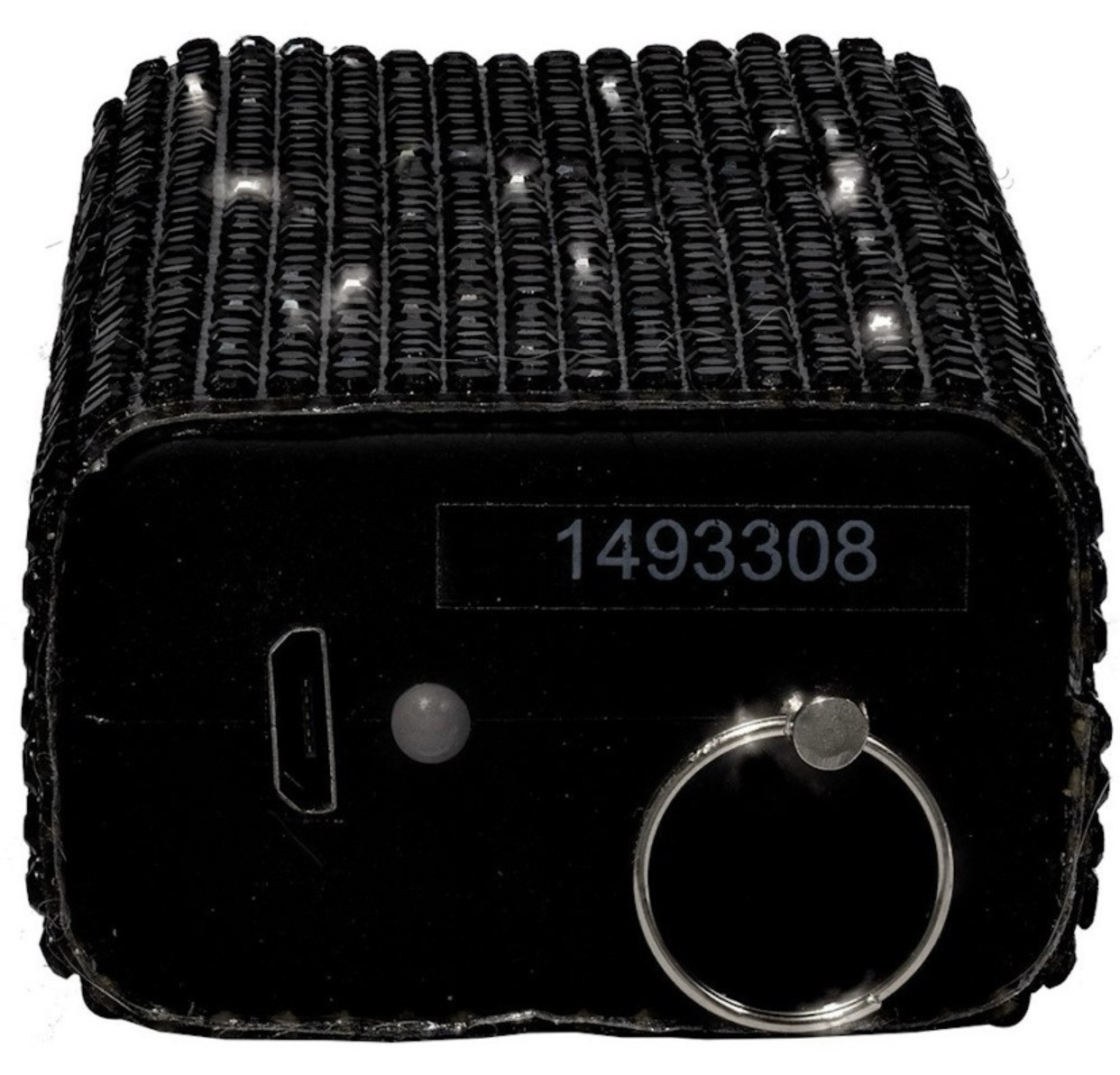 RHINESTONE MINI 3″ RECHARGE Stun Gun WOMEN Self Defense SAFETY LED Flashlight