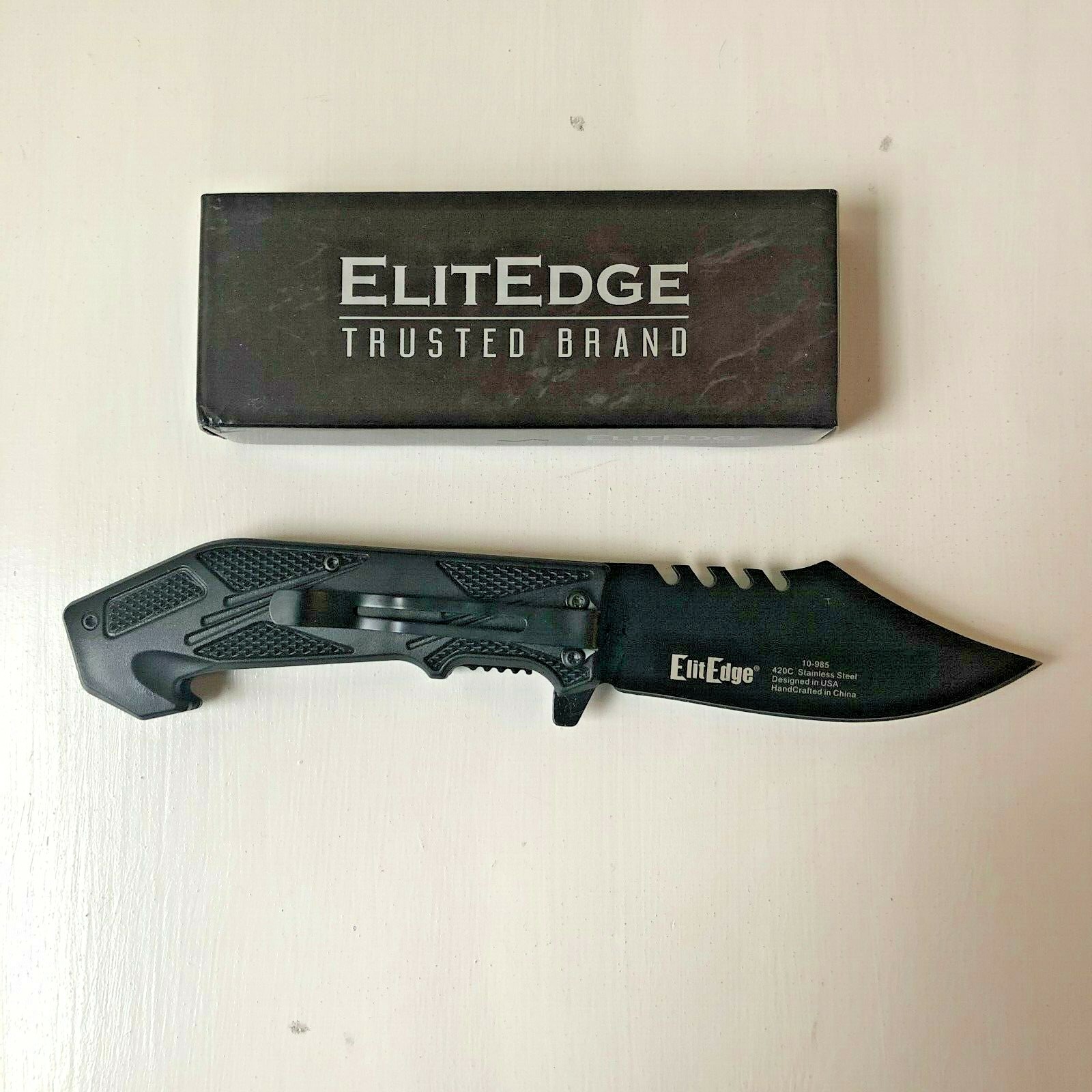 1 ElitEdge Survival Knife Hunting Prepper Bug Out Bag Emergency Doomsday