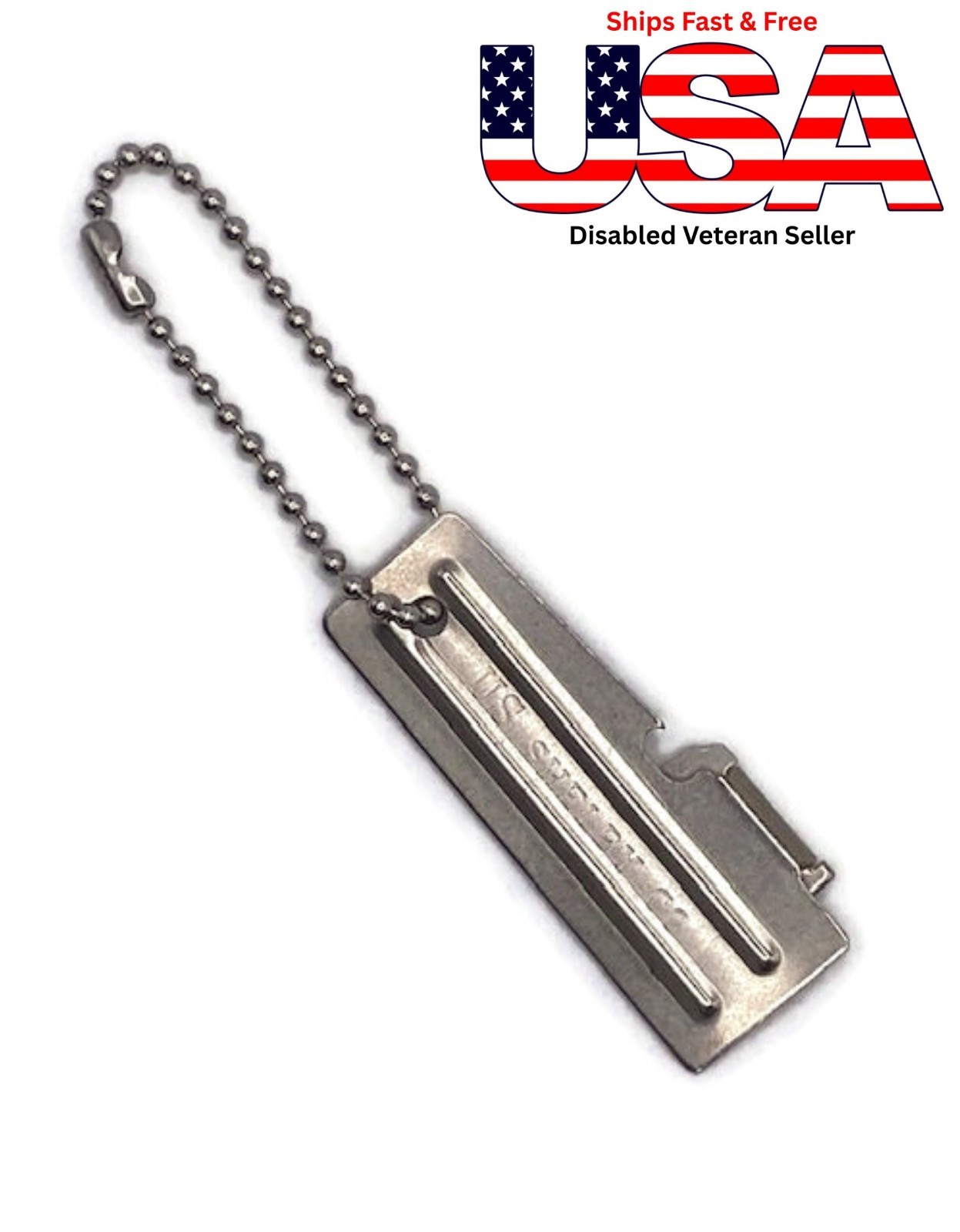 Genuine Military Issue P51 Can Opener US Shelby Co With 4½” Key Chain