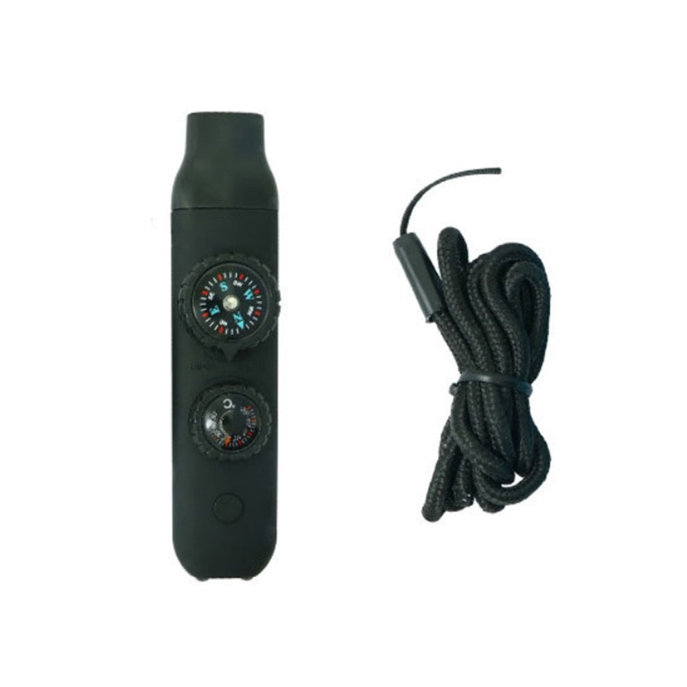 Camping Navigation Tool Built-in Whistle LED Navigation Light Thermometer