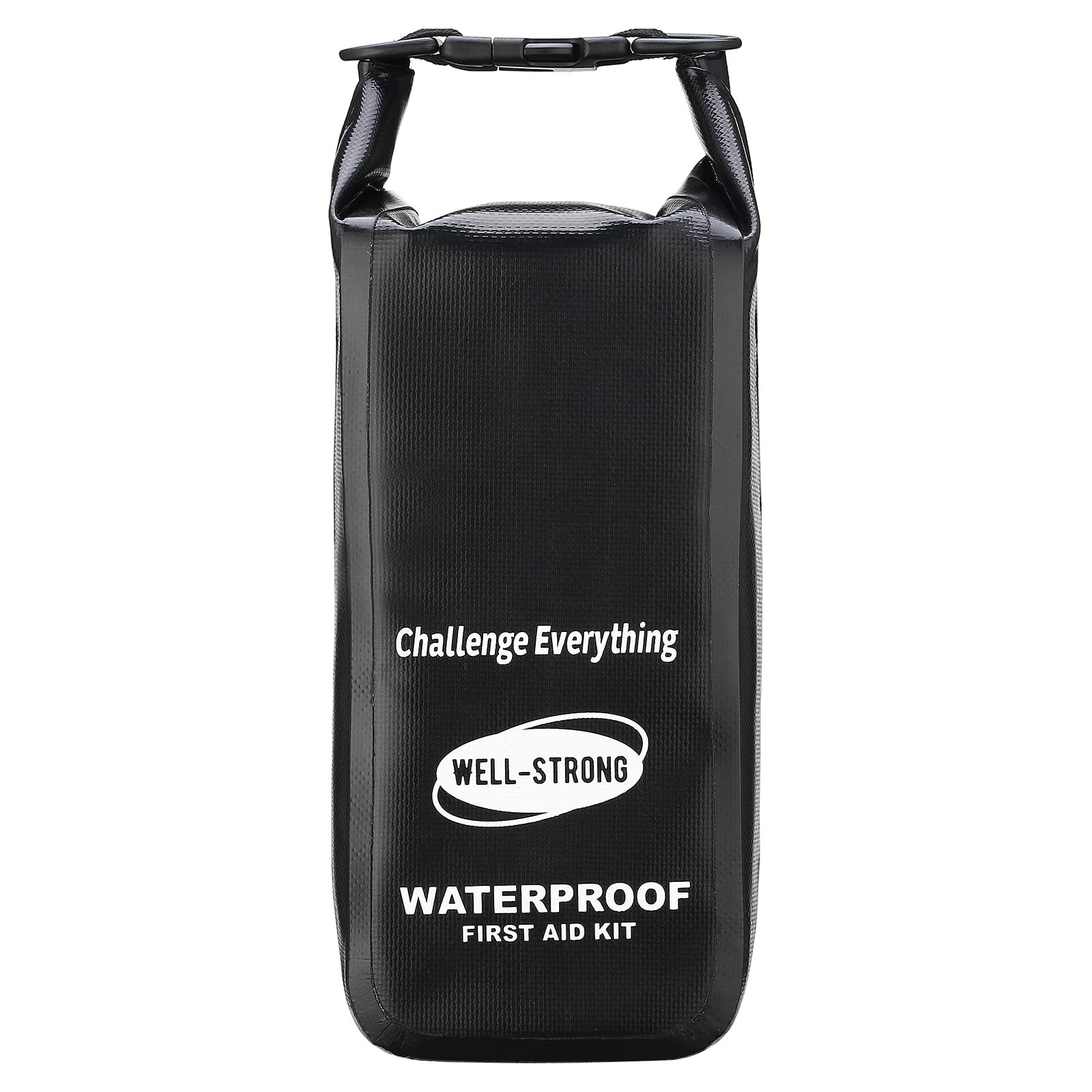 Boat First Aid Kit Waterproof, WELL-STRONG Marine Emergency Ws011-black