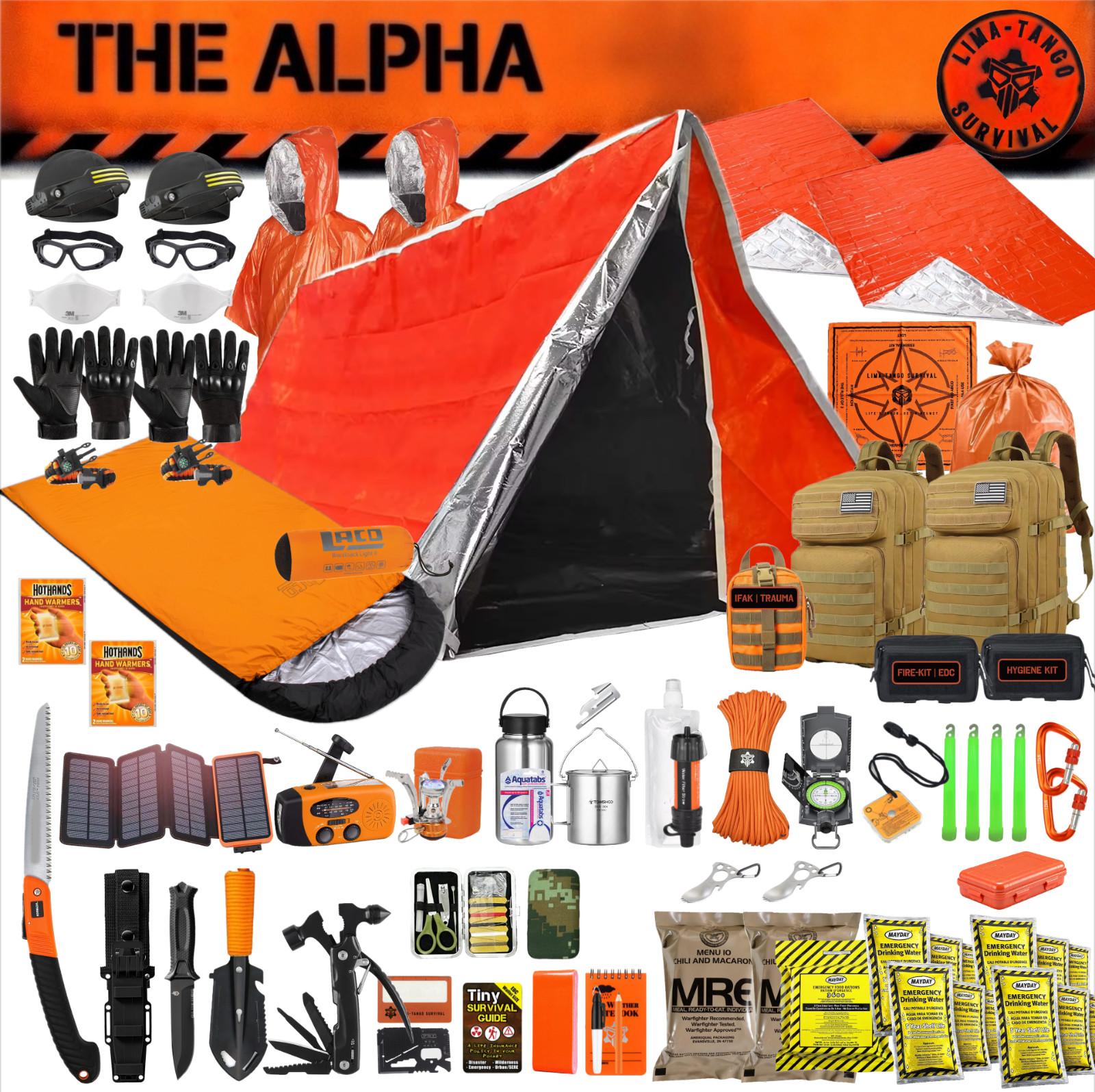 Emergency Survival Kit / Bug Out Bag / Tactical Backpack