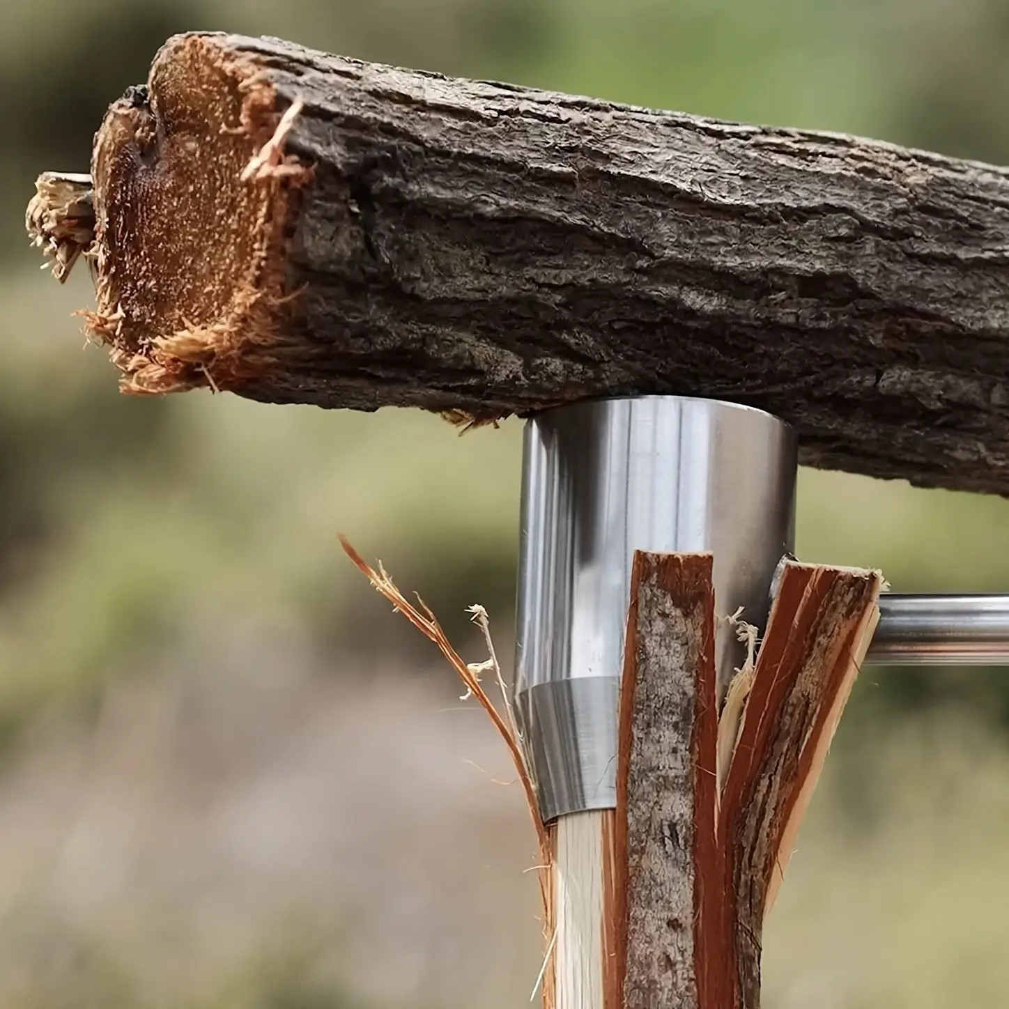 Survival Hand Drill Auger Design Four-Blade Multi-Purpose Bushcraft Tool Camping