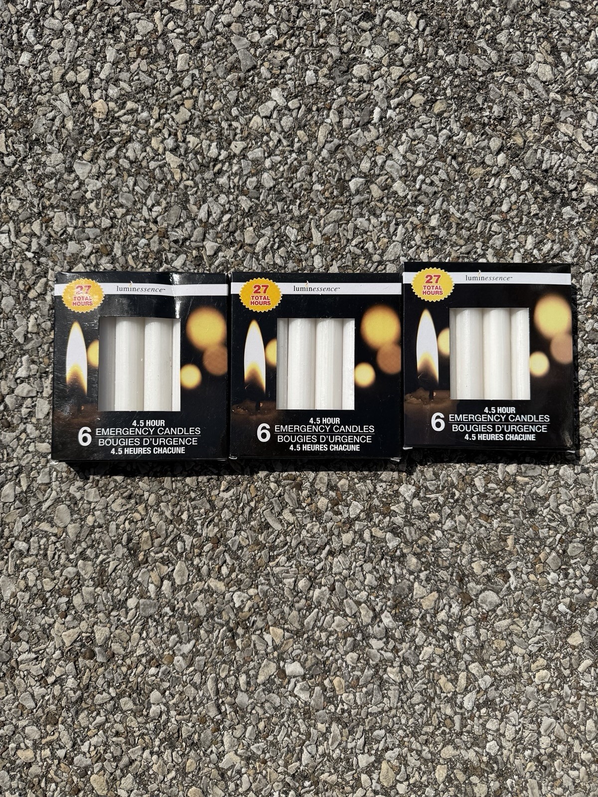 48 Emergency Candles Long Burn Power Outages, Camping, Survival, Prayer Candles