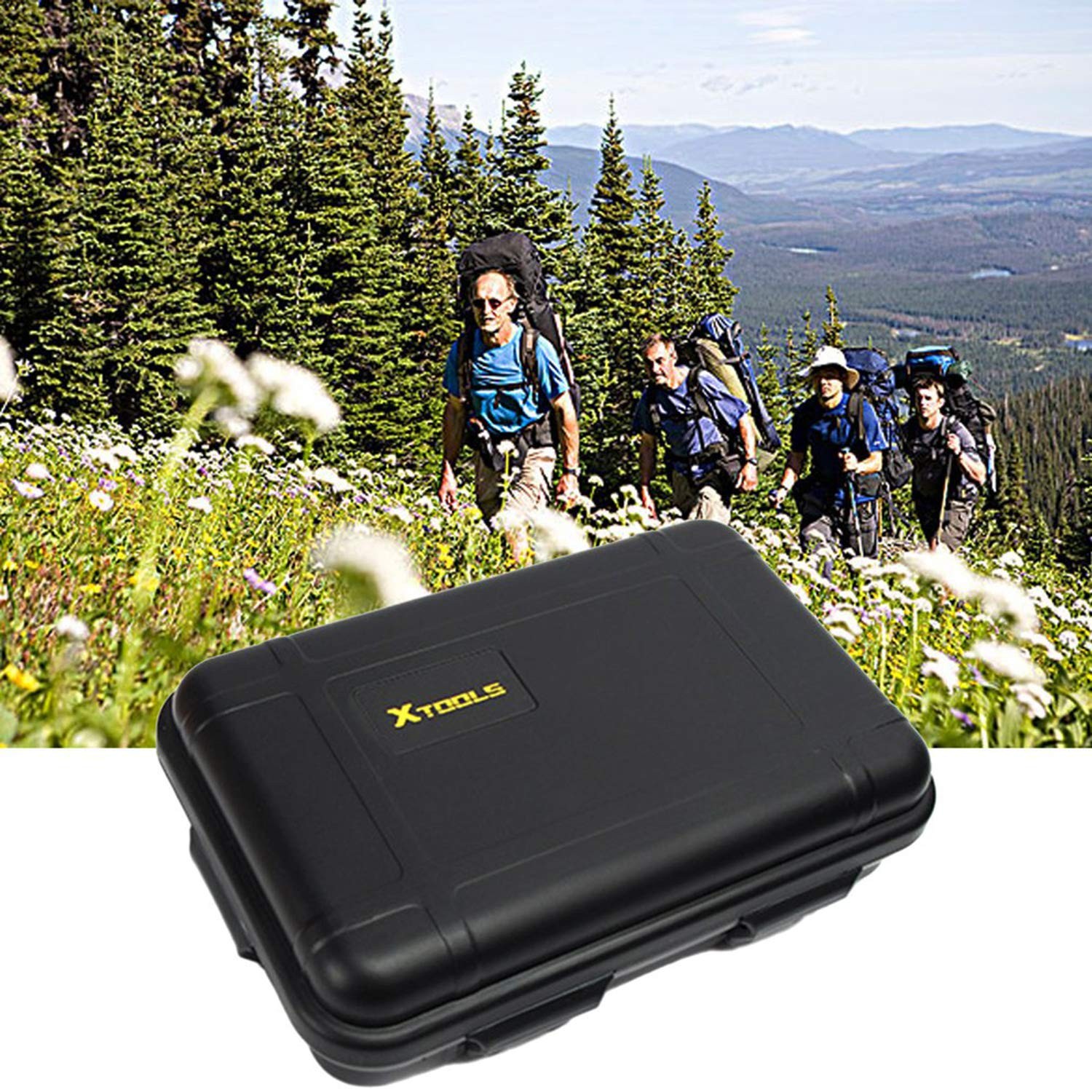 Outdoor Waterproof Airtight Shockproof Plastic Survival Container Carry Box w…