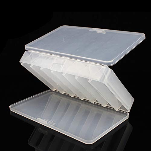 OriGlam Fishing Lure Box Tackle Storage Trays – Double Side 14 Clear