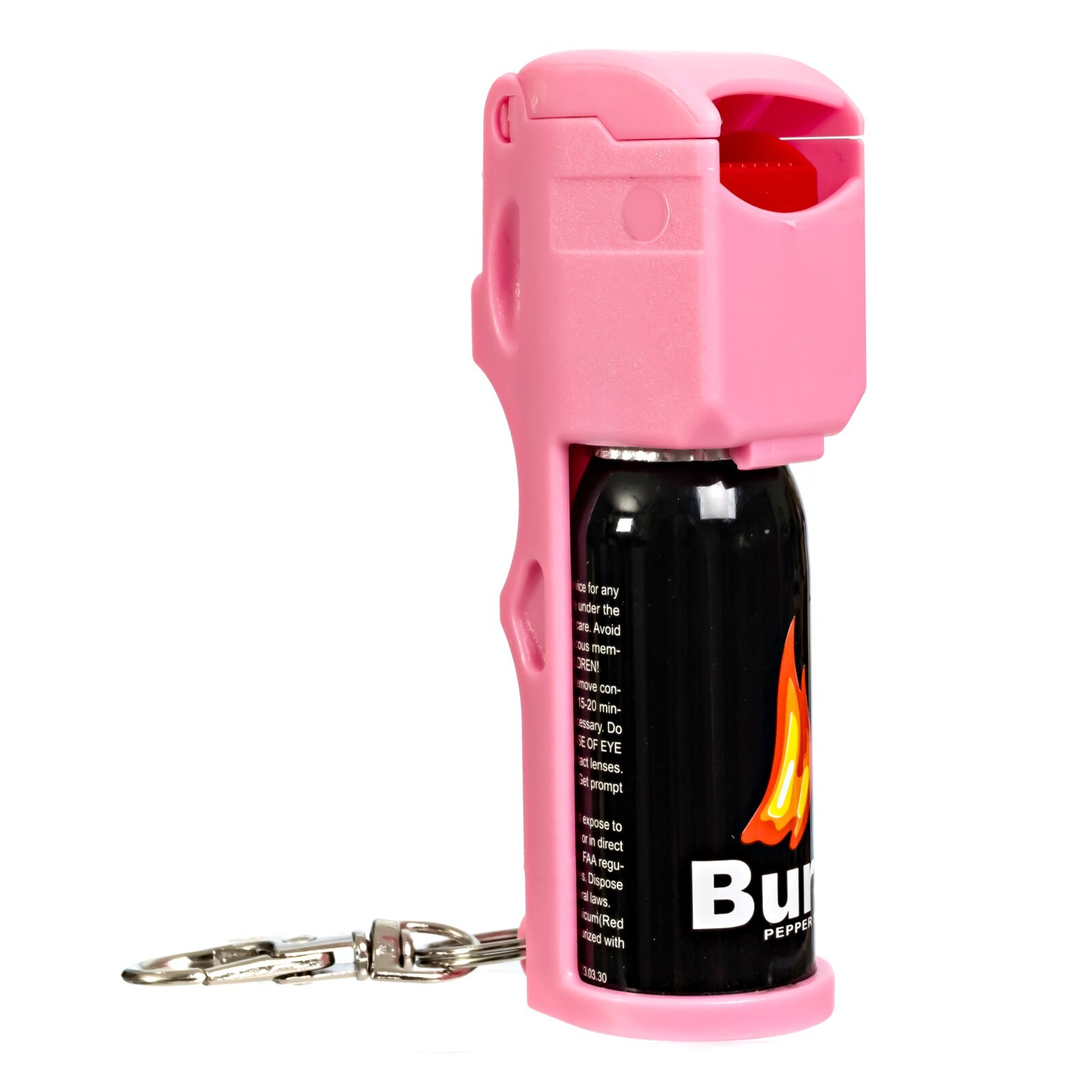 2 Pack Police Strength Burn Pepper Spray 1/2oz Self Defense Security Pink