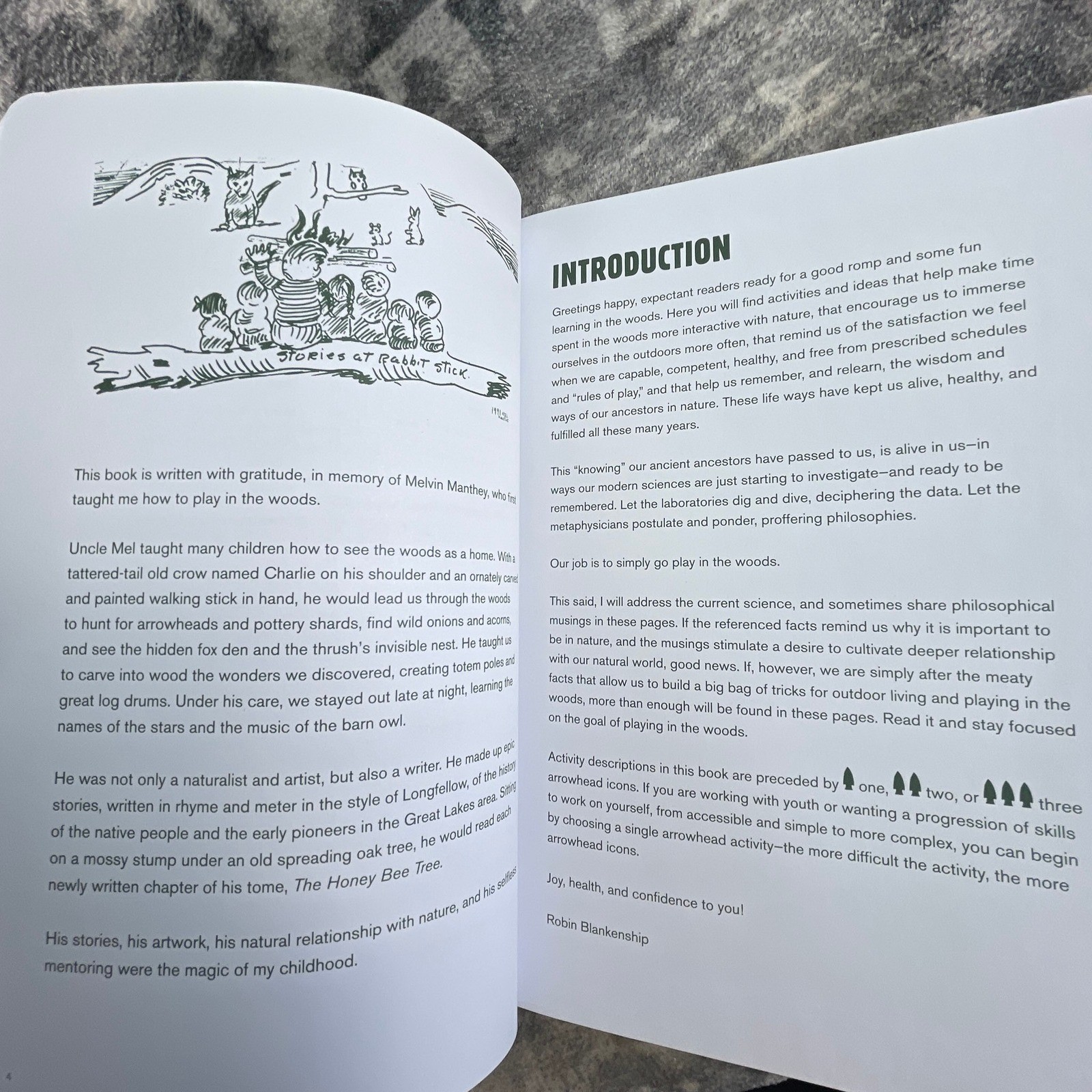 How to Play in the Woods Robin Blankenship Gibbs Smith Survival Skills Book