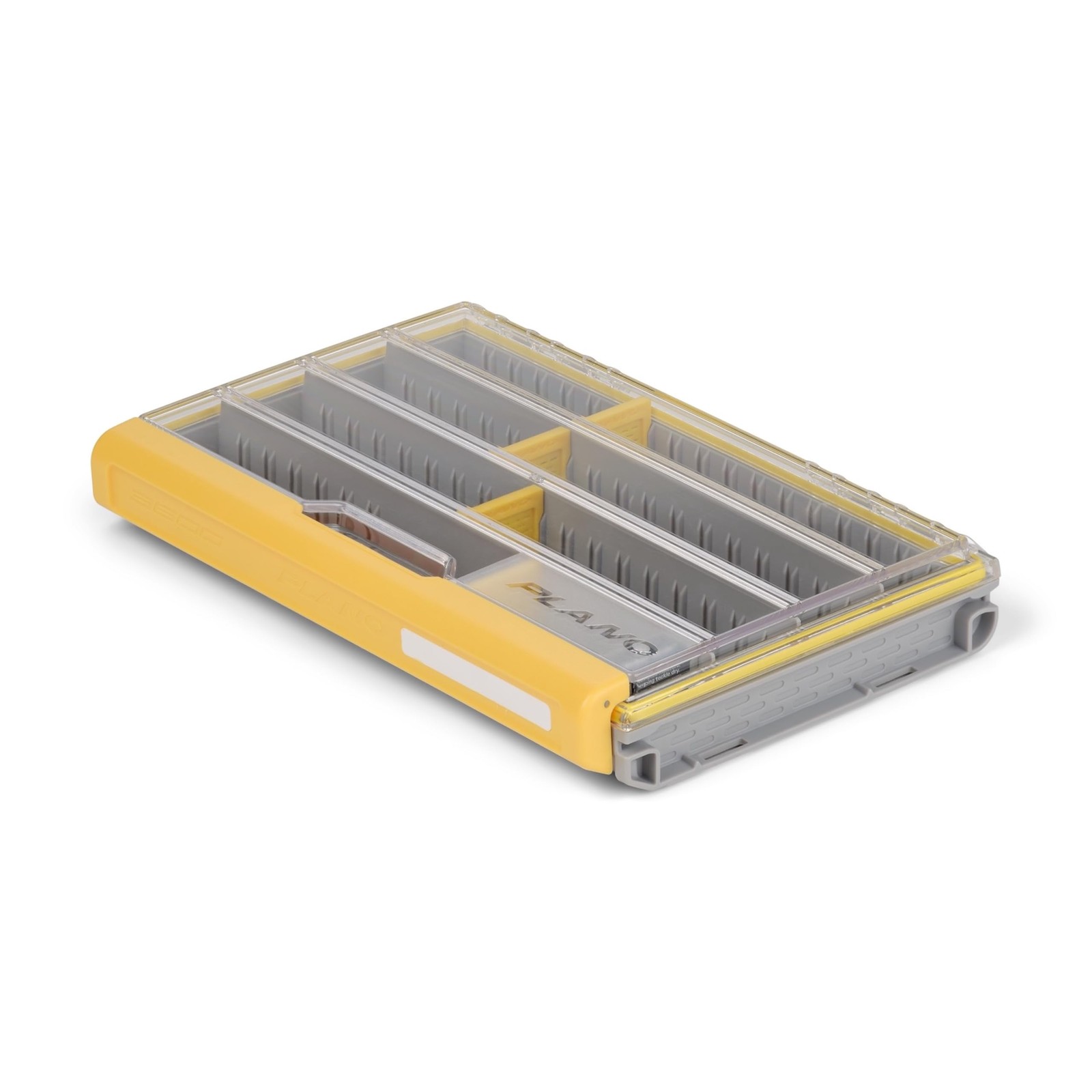 Plano EDGE 3600 Premium Tackle Utility Box, Gray and Standard, Clear / Yellow