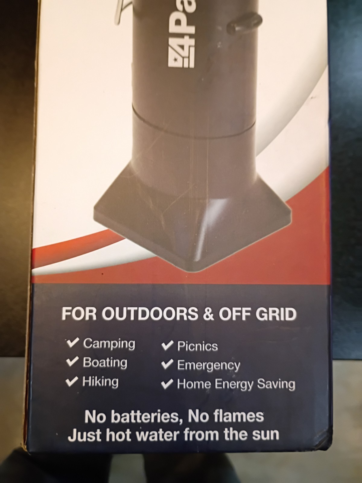 4 Patriots Sun Kettle Solar Water Heater, Boil Water Without Fuel or Flames New