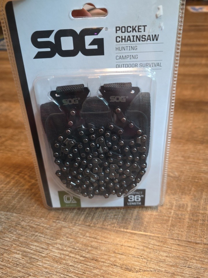 Sog Pocket Chainsaw Hunting Camping Outdoor Survival New Sealed In Package 36″