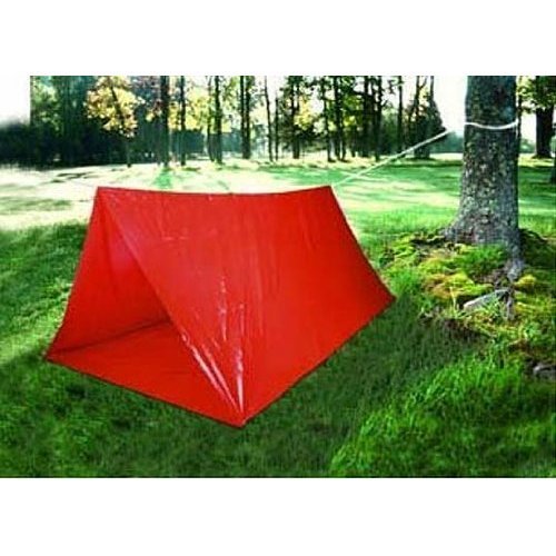 New 8 Foot Emergency Camping Survival Lightweight Tube Tent Orange