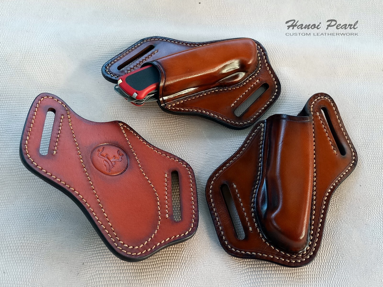 Custom Leather Sheath for Victorinox / Wenger RangerGrip 78, 79, 178, 179