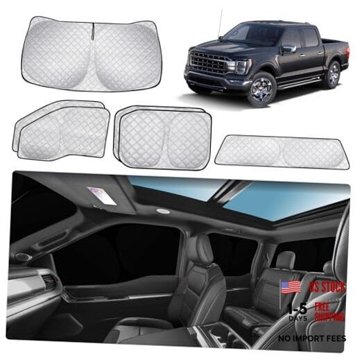 2015-2023 Ford F150 Window Shades Full Car Window Covers Ford F-150 2015-2023