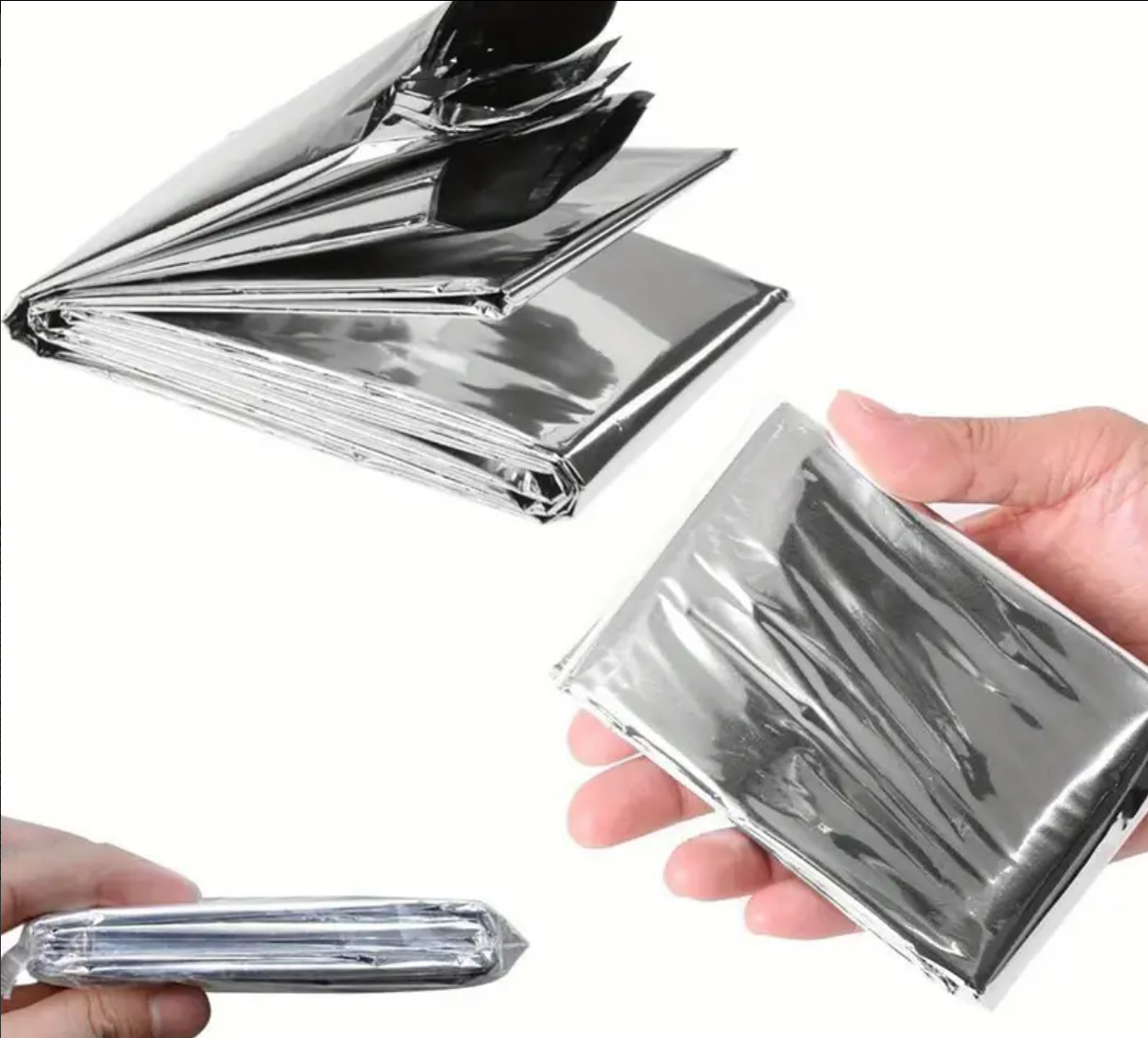 10 Pack Emergency Blanket Thermal Insulation Mylar Survival Safety Heat 54″x 82″