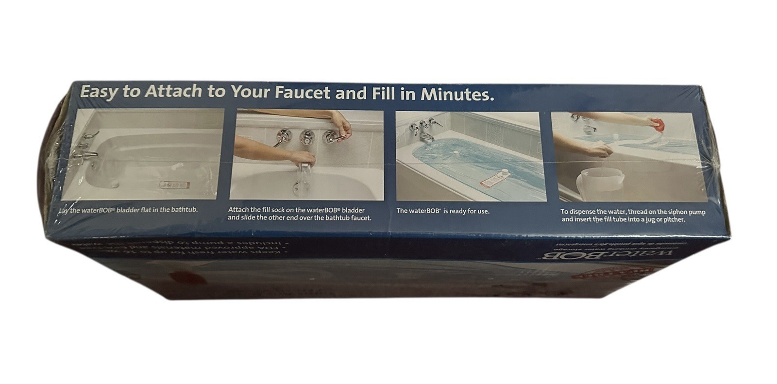 Waterbob Emergency Drinking Water Storage 100-Gallons Kit Sealed NEW