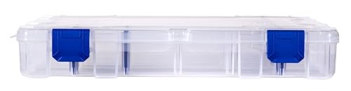 Flambeau Outdoors 4007 Tuff Tainer Fishing Tackle 11″ x 7.25″ x 1.75″, Clear