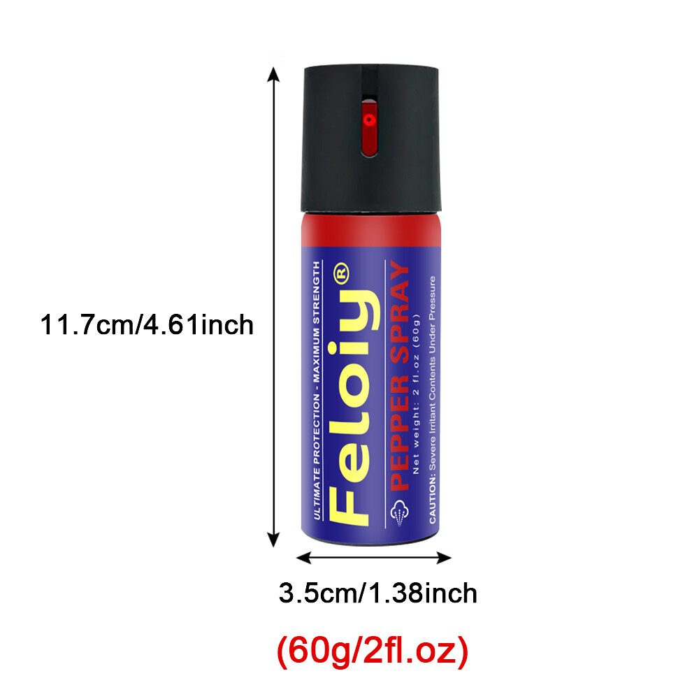 1/2/3/4/5 Bottles Feloiy Pepper Spray Flip Top Self Defense Security Protection