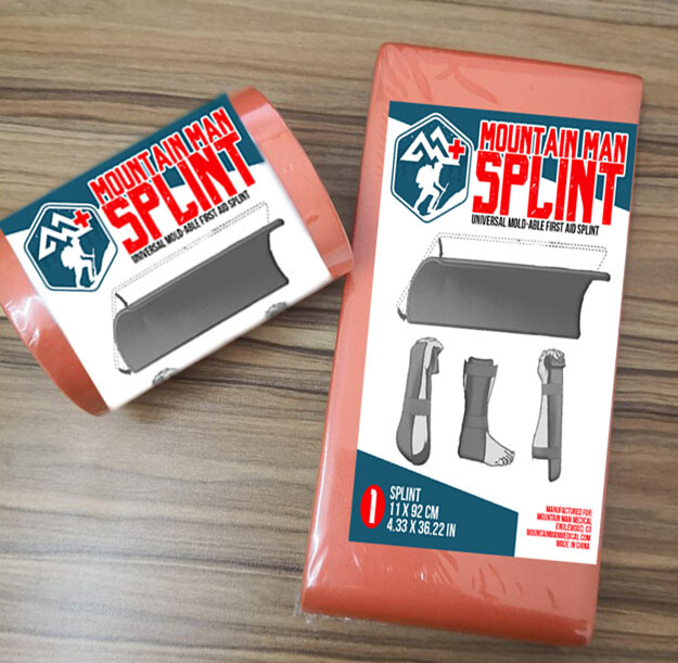Mountain Man Splint – Mold-able First Aid Splint – Flat Folded