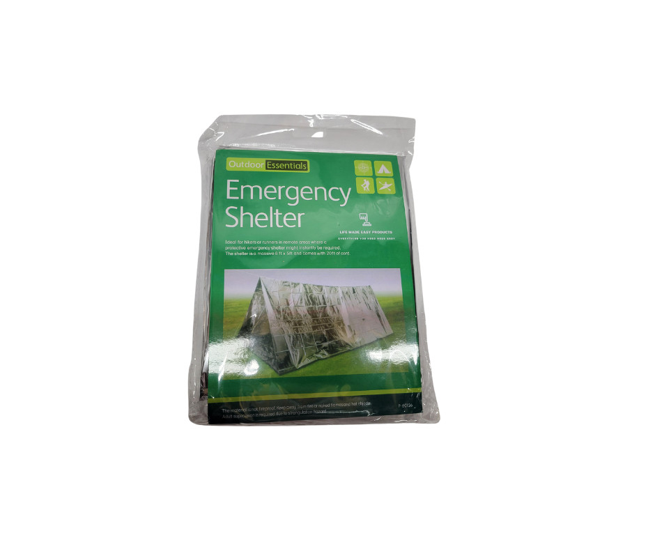 2-Person Emergency Tent -Blanket Survival Mylar Heat Camping & Hiking