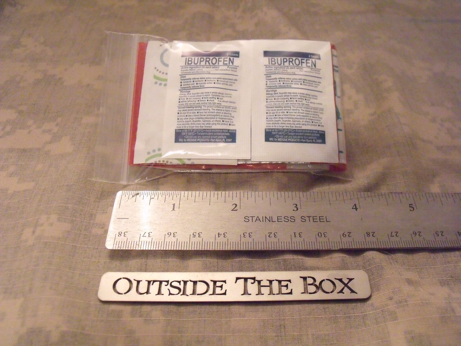 Emergency/Survival “Pocket Outdoorsman” First Aid Kit, 17+ Items, EDC