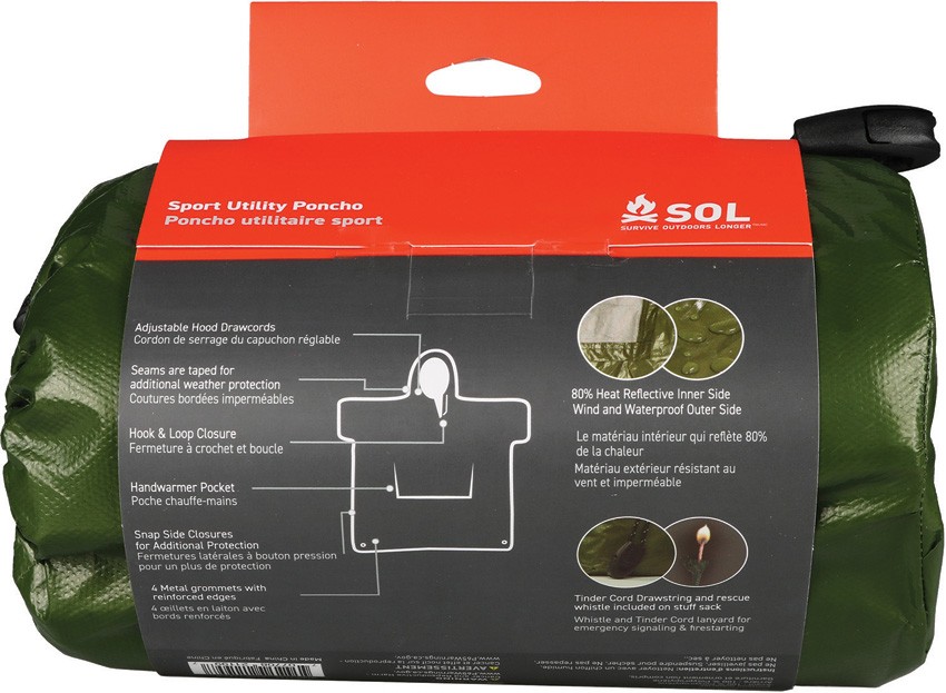 Adventure Medical SOL Sport Utility Poncho