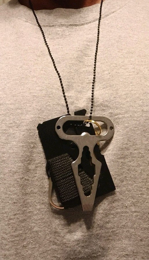 Survival Tools EDC Survival Gear Equipment Knife Rope Opener Emergency Multi Use