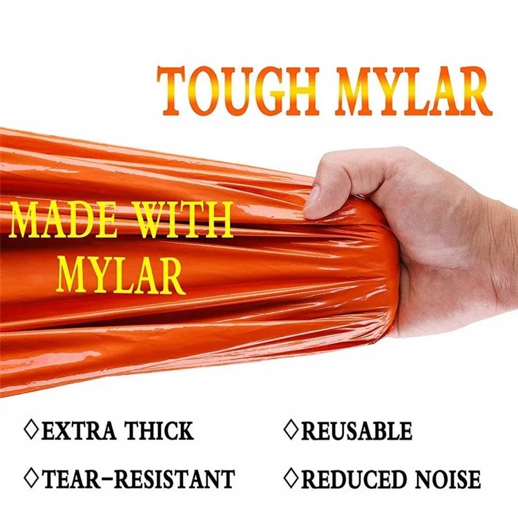 Emergency Survival Sleeping Bag Waterproof Thermal Mylar Outdoor Rescue Gear