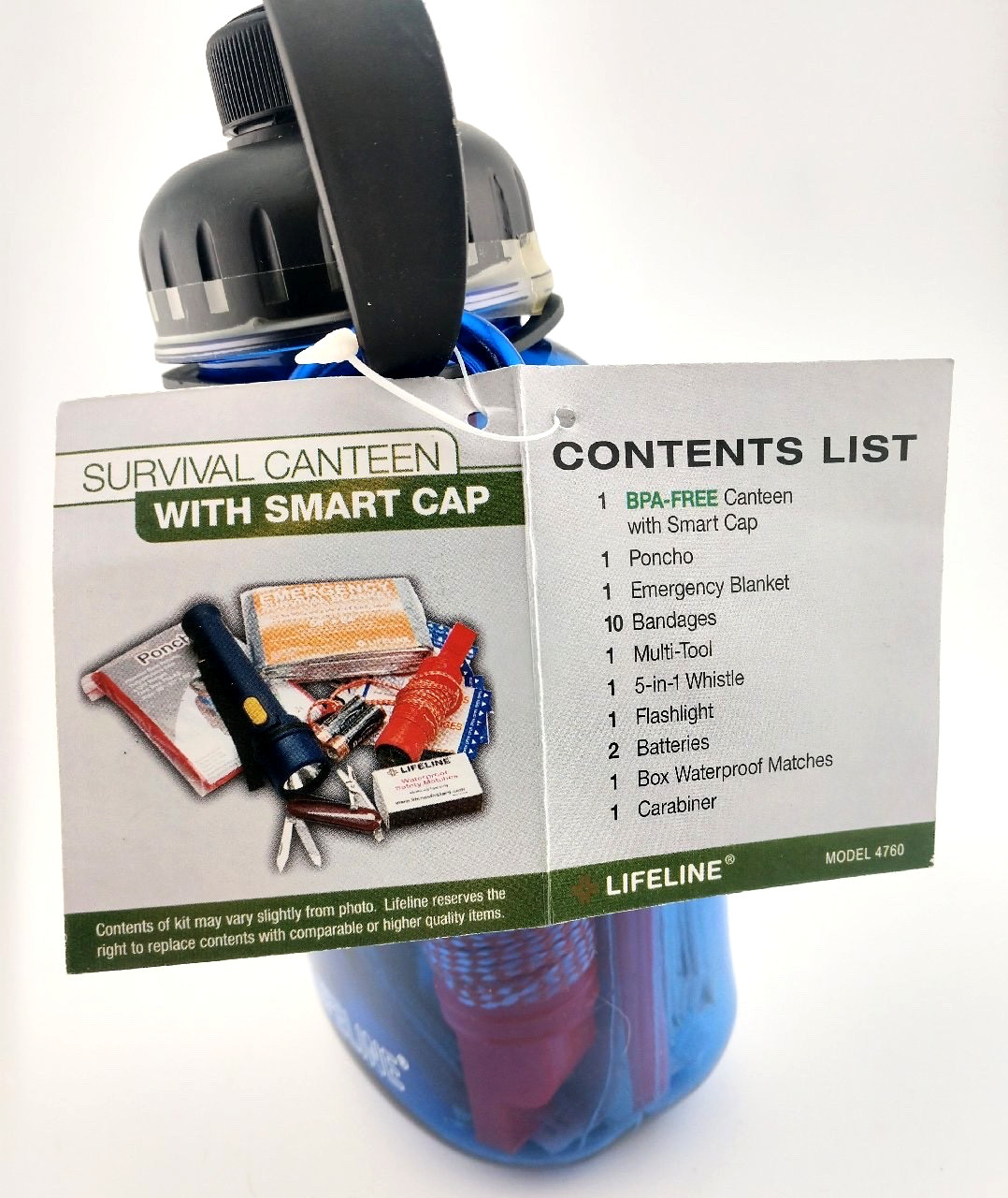 Survival Kit for 2: MAYDAY Delux Backpack + Canteen, Light/Binoculars + SPECIAL