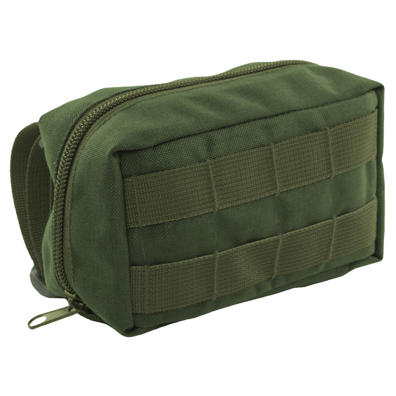 Wisport First Aid Medic Zipped Pouch Molle Webbing Emt Safety Pocket Olive Green