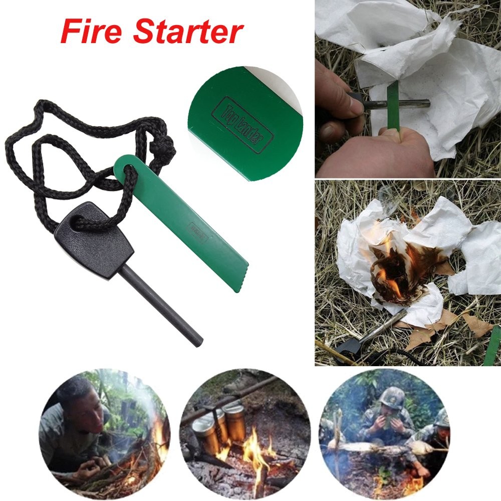 Outdoor Survival Kit 7 in 1,Mini Emergency Survival Gear Small Camping Equipm…