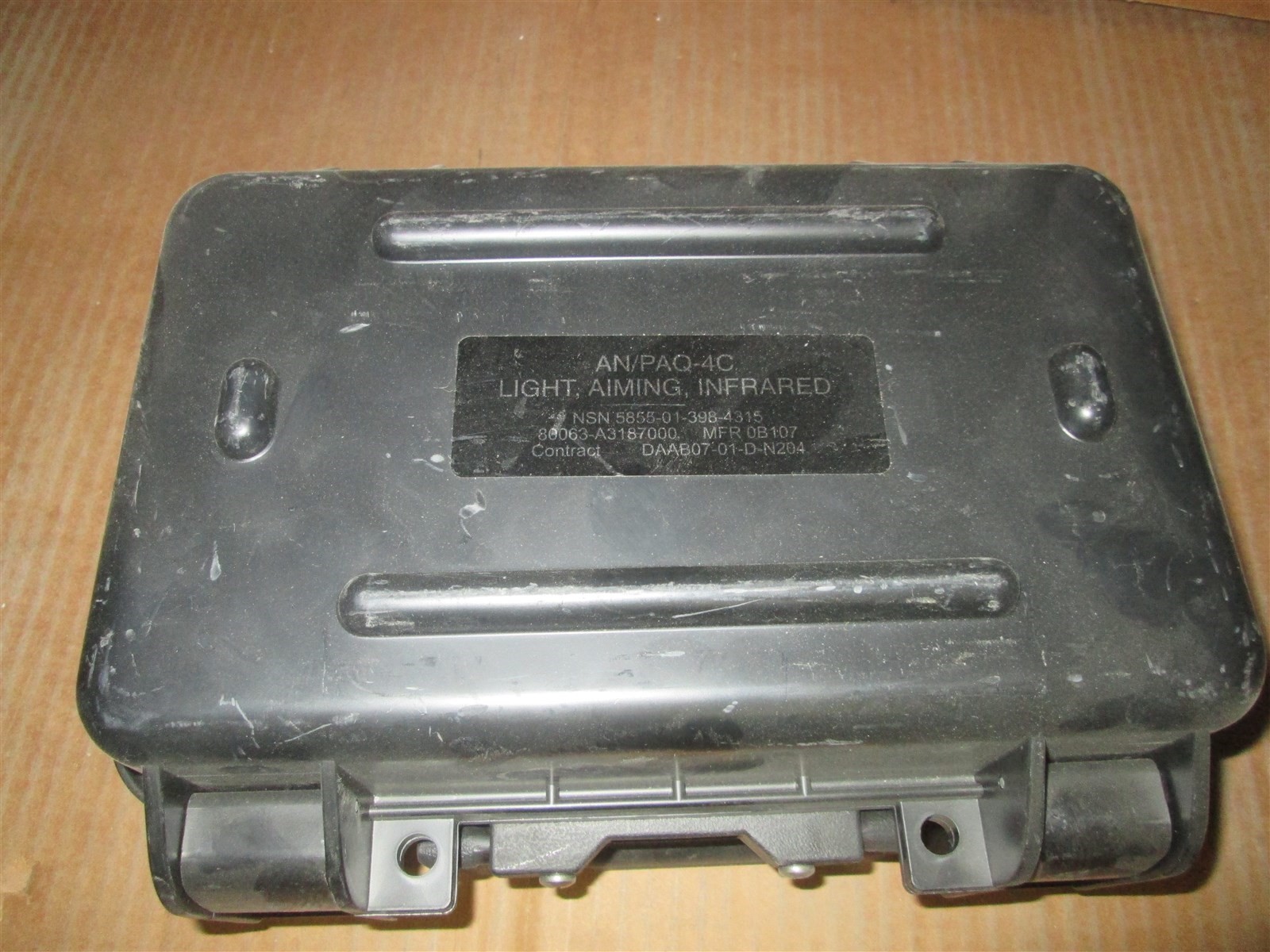 11x9x5 Starlight SC-0450610 AN/PAQ-4C Aiming Light Hard Case Gun Dry Box Camera