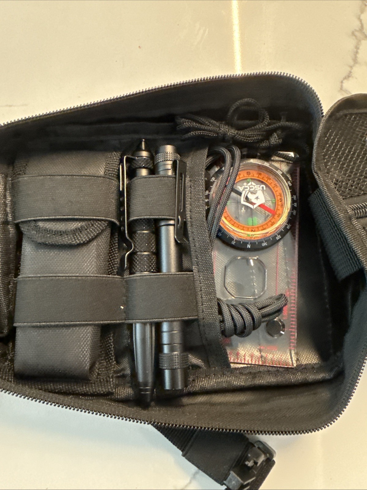 USCCA Custom Survival Kit 10 Life Saving Items Tactical Bag Pouch Bugout