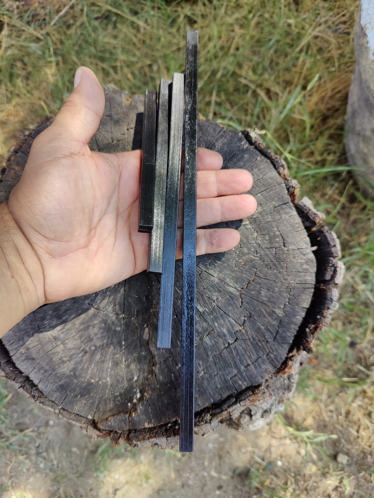 12,8,6,5 ” x 3/8″ Square Mischmetal Ferrocerium firesteel ferro rod “El Kuatro.”