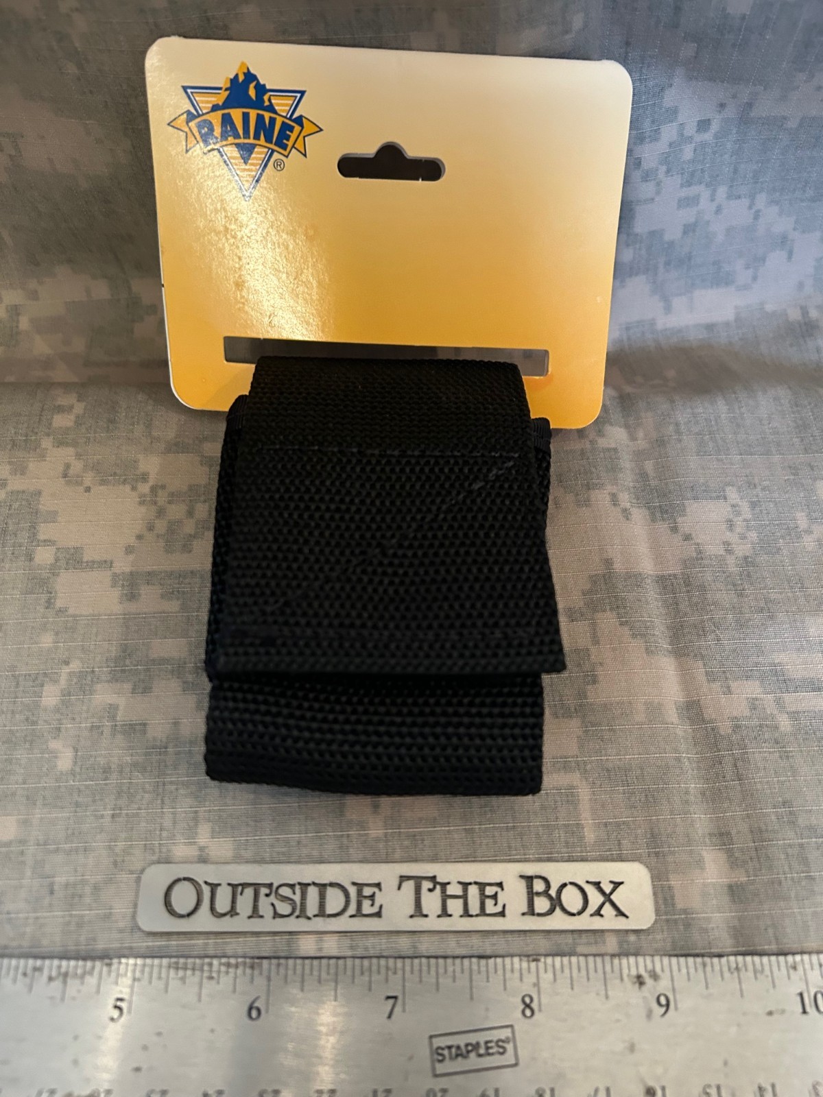 Raine, Inc.- ALTOIDS TIN Belt Pouch , BLACK Nylon, Emergency, EDC – USA MADE